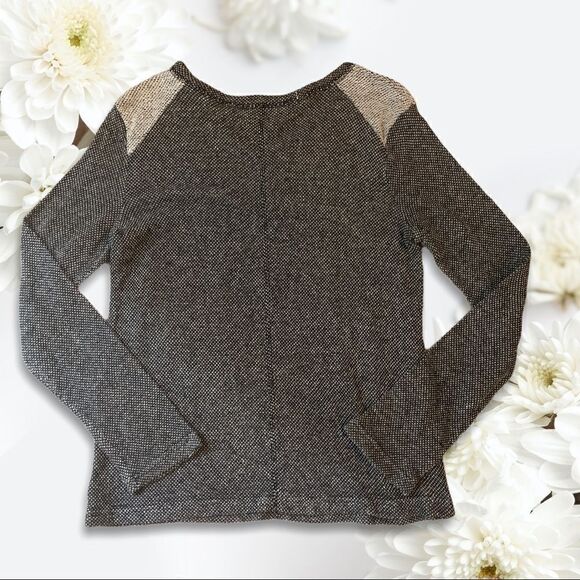 BB Dakota sz L Gray Long-Sleeve Pullover - Picture 3 of 6